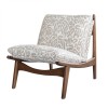 Scaun Fotoliu Modern ALDO Stofa/Piele, Fag, 59x78x75 cm, Montat, Rezistent, Elegant, Interior, eScaun