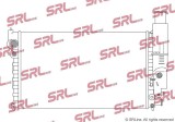 Radiator Peugeot 405 87-92, motor: 1.6, 1.9, 1.9 D, 2.0, 610x358x22, SRLine, Aluminiu/ Plastic brazat, 1300J1; 1300J2