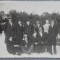 GRUP DE PRIETENI IN PARCUL DIN FATA VECHII PRIMARII- 5.01.1932 - PE VERSO