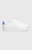 Lacoste sneakers Ziane Platform Leather culoarea alb, 47CFA0004