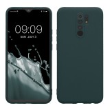 Husa pentru Xiaomi Redmi 9, Silicon, Verde, 52766.202, kwmobile, Carcasa