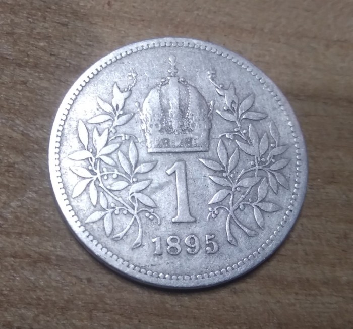 AUT AustroUngaria argint Austria 1 korona 1895