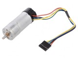 Motor DC cu Encodare și Transmisie 12V 20.4:1