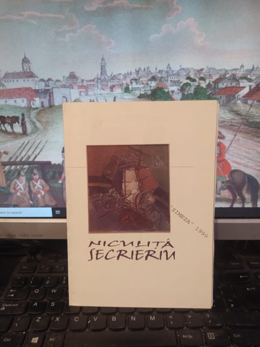 Niculiță Secrieriu, pliant, Expoziția de pictură Simeza 1999, București, 123