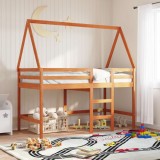Cumpara ieftin Cadru de pat tip loft Maro Ceara 90 x 190 cm Lemn masiv de pin