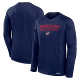 Columbus Blue Jackets tricou de bărbați cu m&acirc;necă lungă Authentic Pro Rink Tech navy - XXL