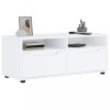 VidaXL Dulap TV &quot;VISNES&quot; alb 100x40x38 cm lemn de prelucrare