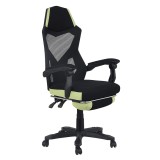 Cumpara ieftin Scaun gaming negru verde Jorik 60x65x118 cm