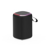 BOXE GEMBIRD portabile bluetooth, RMS: 5W, baterie 800mAh, microSD, FM-radio, LED light, BT v5.3, 76x76x115mm, 350 grame, black, &quot;SPK-BT-LED-08S&quot; (tim