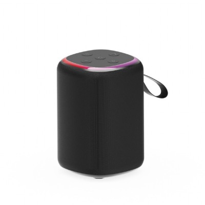 BOXE GEMBIRD portabile bluetooth, RMS: 5W, baterie 800mAh, microSD, FM-radio, LED light, BT v5.3, 76x76x115mm, 350 grame, black, &amp;quot;SPK-BT-LED-08S&amp;quot; (tim foto