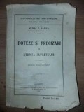 Ipoteze si precizari in stiinta sufletului Studii psihologice Mihai D.Ralea
