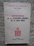 ANTOLOGIA DE LA LITERATURA ESPANOLA DE LA EDAD MEDIA - EUGENE KOHLER