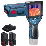 Bosch GTC 400 C + 1600A019R8 - Termodetector + Set 2 acumulatori si incarcator Li-Ion 12 V 2 Ah