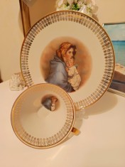 Set porțelan vintage Mitterteich Bavaria - anii &amp;#039;60 - decor artistic foto