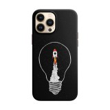 Husa compatibila cu Apple iPhone 13 Pro Max model Space travel,Silicon, Tpu, Viceversa, Transparent, Carcasa