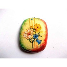 Magnet decorativ frigider, magnet cu model floral 32566