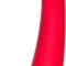 Vibrator Punctul G The Dash, 8 Moduri Stimulatoare, Silicon, USB, Rosu, 21.5 cm