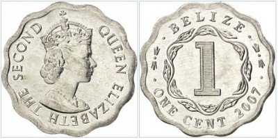 Belize 2007 - 1 cent UNC foto