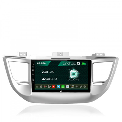 Navigatie Hyundai Tucson 3 (2015-2018), Android 12, A-Octacore 2GB RAM + 32GB ROM, 9 Inch - AD-BGA9002+AD-BGRKIT176 foto