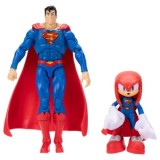 DC x Sonic the Hedgehog Set 2 figurne articulate Knuckles &amp; Superman
