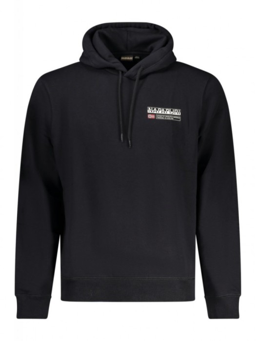Hanorac bărbați, cu logo, Regular fit, negru, M