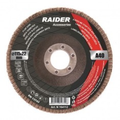 Disc pentru slefuit 125mm, Raider 164118, A40