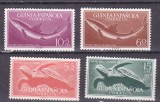 Guineea spaniola 1954 fauna marina MI 303-306 MNH