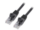 Patch cord negru U/UTP Cat6 2m, Gembird