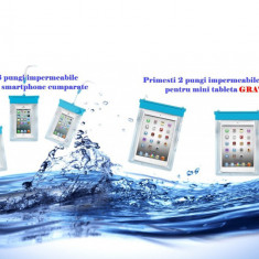 Pachet 3 pungi impermeabile Smartphone 2 pungi impermeabile Mini Tableta 7"