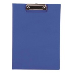 Clipboard Dublu A4 Deli Start, Material Plastic si Carton Albastru, Clipboarduri Duble, Clipboard Documente, Accesorii Documente, Suport de Scris, Cli foto