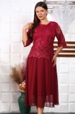 Cumpara ieftin Rochie de seara Venus Bordo - 58Marimea