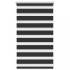 Jaluzea tip zebra, 50 x 100 cm, negru