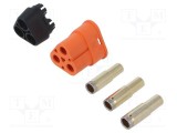 Conector alimentare DC mufă mamă 3 pini drept 110A 500V DONGGUAN QS