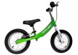 Bicicleta Echilibru Copii Lean Carlo Verde, Roti Gonflabile, Sa Reglabila, Cadru Metalic, +2 Ani