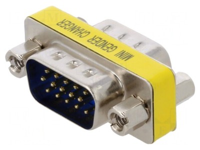 Adaptor D-Sub 15pin HD Tată-Tată foto