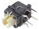 Comutator tastatură DIPTRONICS TLLA-7 SPST-NO 2 poziții LED verde THT 50mA 12V