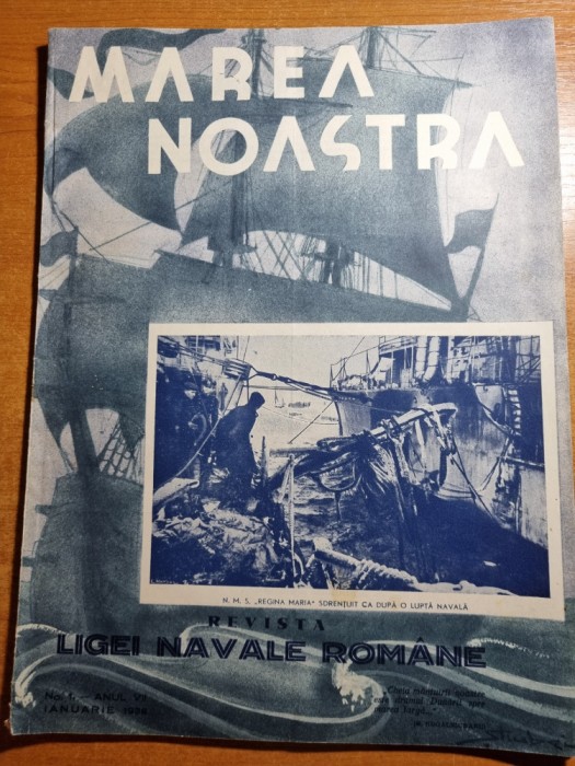 marea noastra ianuarie 1938-regele mihai primeste adevaratul botez al marii