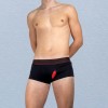 Boxeri Bărbați cu Picior Scurt &ndash; Confort și Flexibilitate din Bumbac Elastic - L - Negru