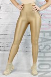 R943RR-7 Colanti casual cu talie inalta cu buzunare pe laterale