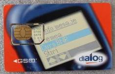 ROMANIA CARTELA DIALOG GSM CU SIM CIP REATASAT - PENTRU COLECTIONARI **