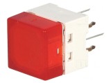 Comutator Tastatură SPST cu LED Roșu 24V