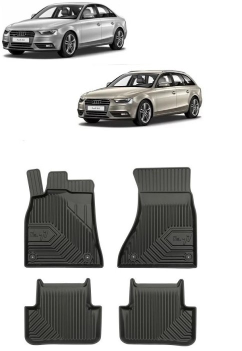 Set Covorase cauciuc stil tavita dedicate Audi A4 B8 (2008-2015)