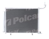 Condensator aer conditionat Ford Fiesta 20; motor 1.0 Ecoboost, 1.1, dimensiuni [mm]: 540x417x16, uscator integrat, iesire 18,5mm, intrare 18,5mm;
