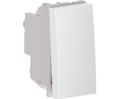 Intrerupator simplu 1M Flexo Himel alb foto