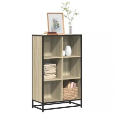 vidaXL Bibliotecă, stejar Sonoma, 65,5x33x107,5 cm, PAL