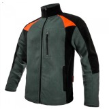 Bluza polar Elegance gri cu negru