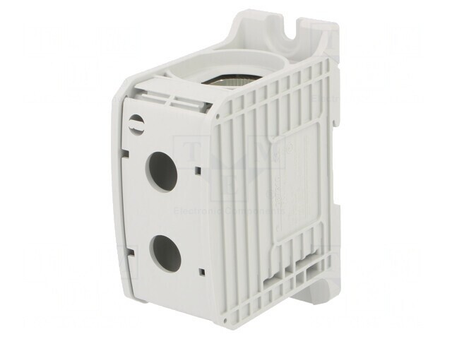 Conector de Șine 300mm2 Piste 1 Borne 2 Gri