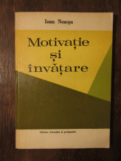 Motivatie si invatare-Ioan Neacsu foto