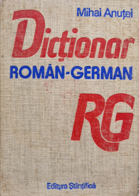 Dictionar Roman-german - Mihai Anutei , B1334 foto
