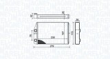 Radiator incalzire habitaclu Citroen Jumper II, Jumper II Sasiu; Fiat Ducato Sasiu; Opel Movano C Sasiu; Peugeot Boxer, Boxer Sasiu Motor 0 D, 100